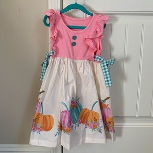 Eleanor Rose Pumpkin dress